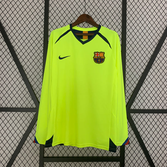 Camiseta segunda equipación Barcelona 2005/06